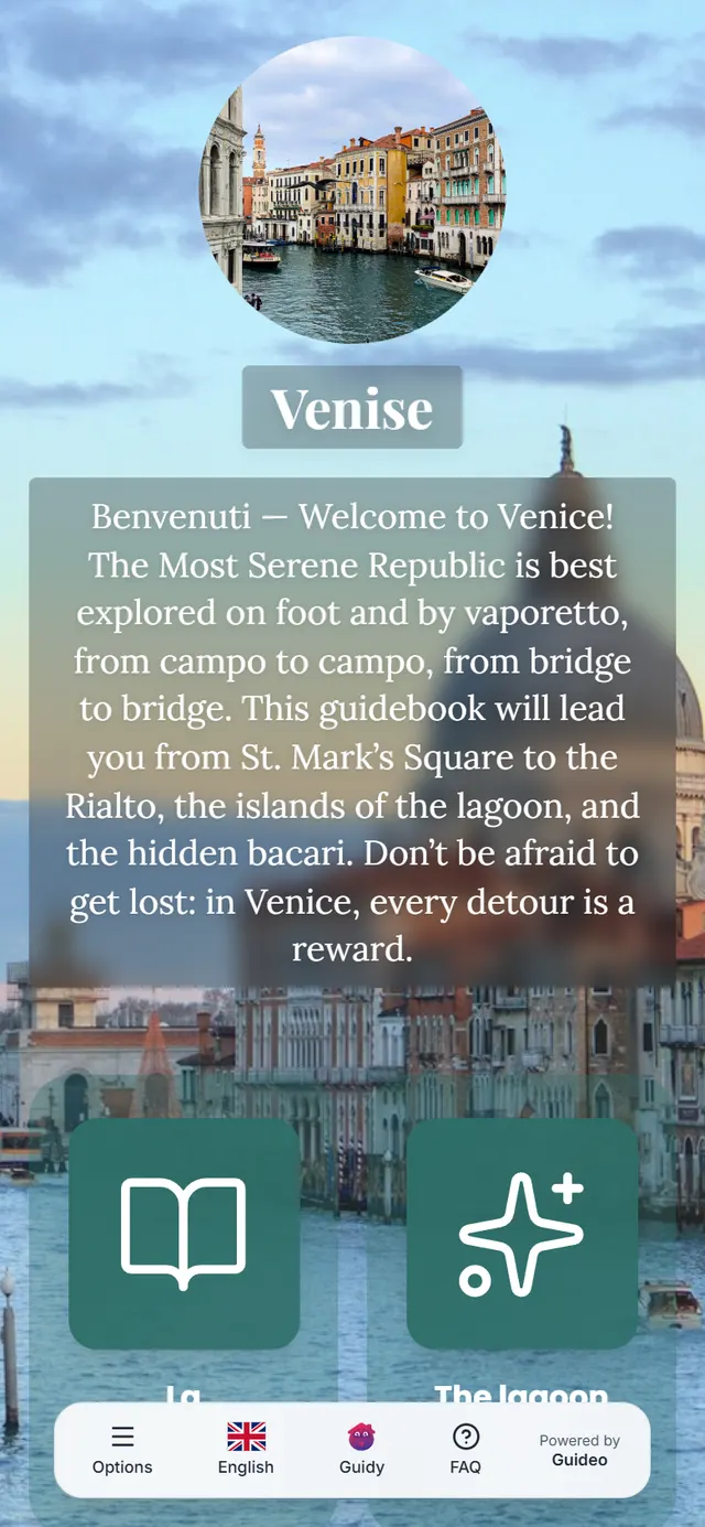 Gästemappe Venedig