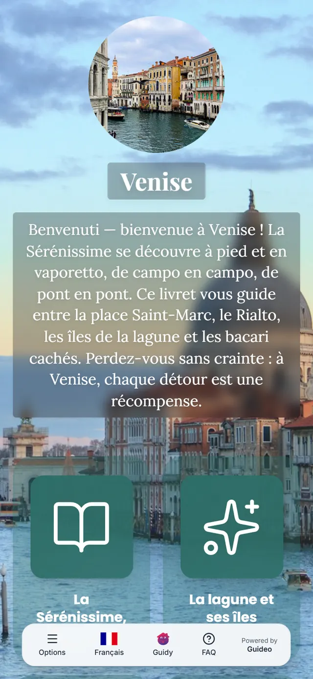 Livret Venise