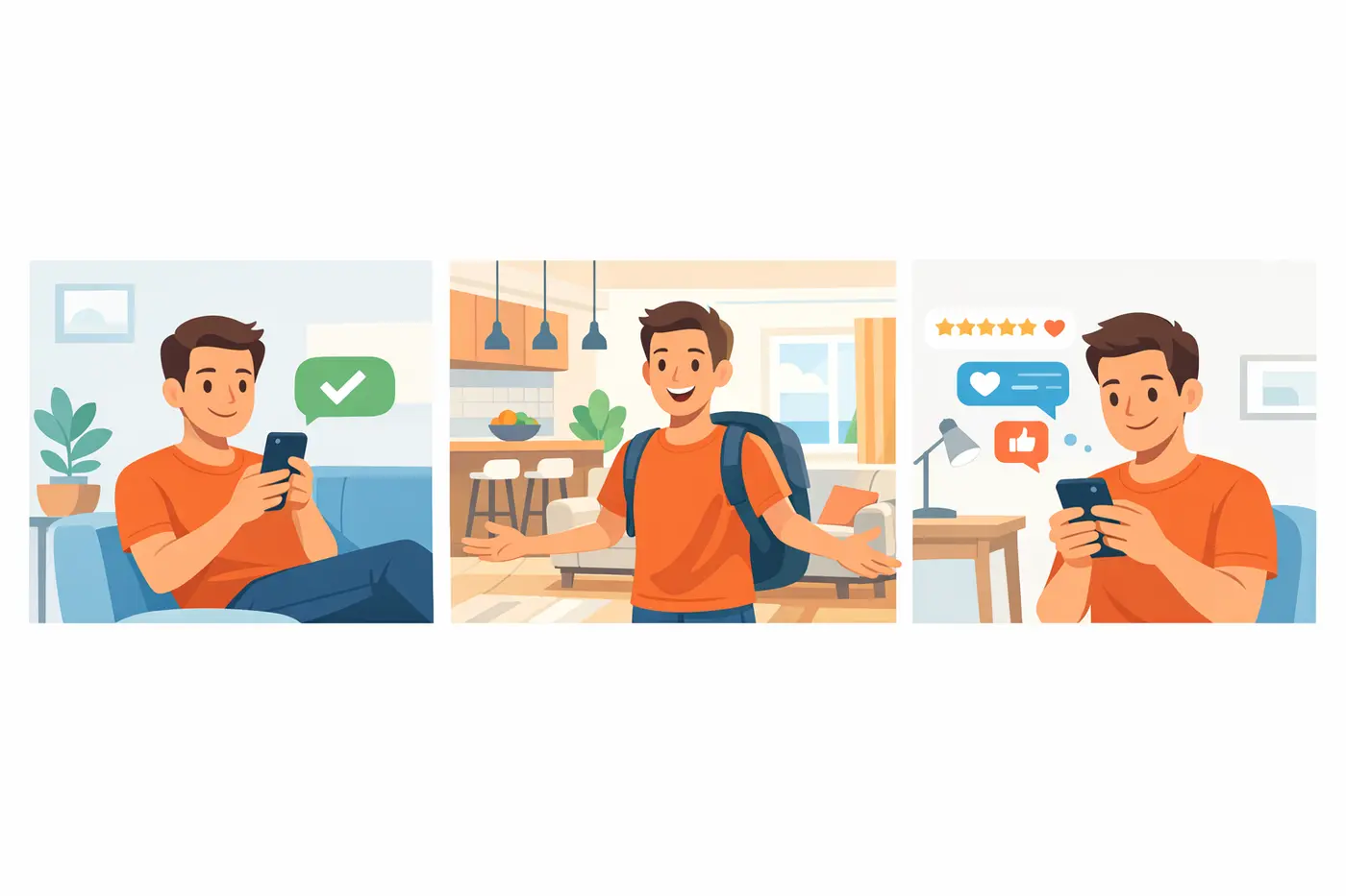 Digital guest journey for property management and vacation rentals
